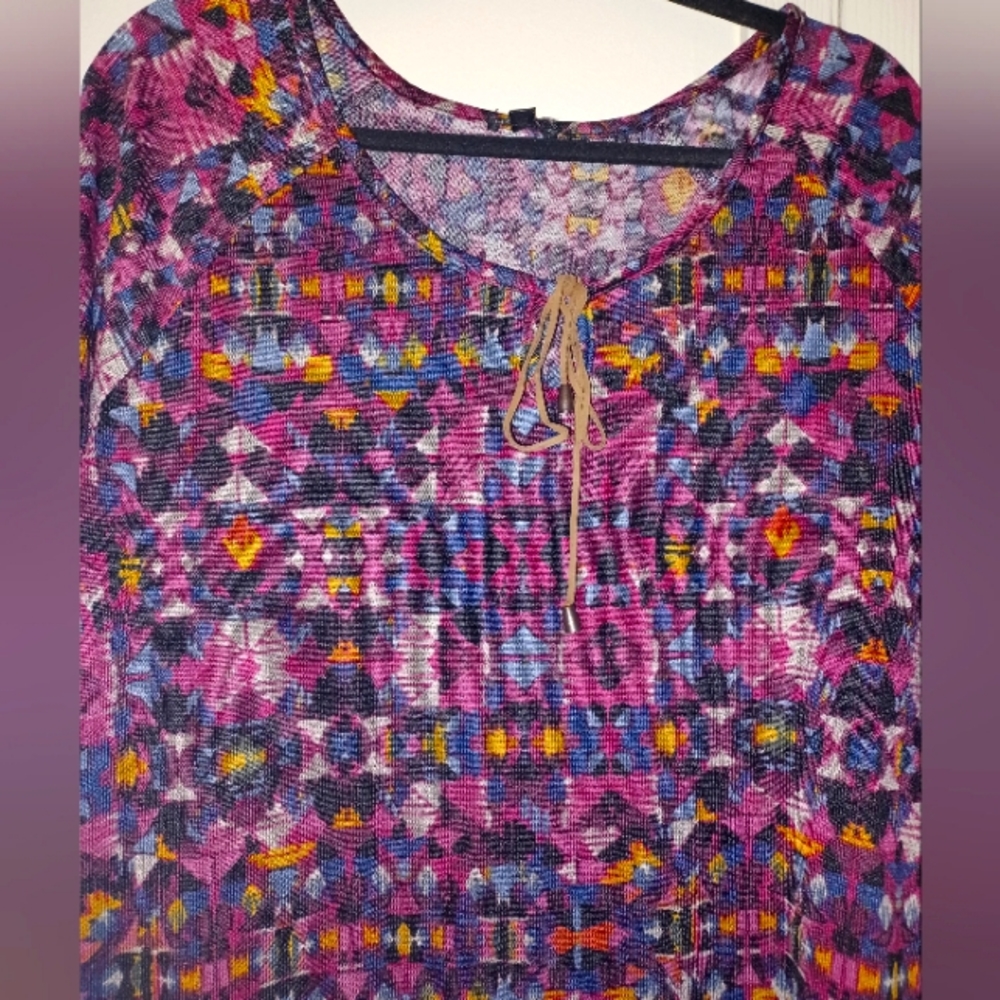 Hannah tunic top with fringes